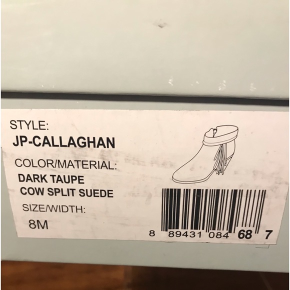 Jessica Simpson JP-Callaghan Booties, Color: Taupe, Cow Split SUEDE, Booties, 8M - Picture 11 of 11